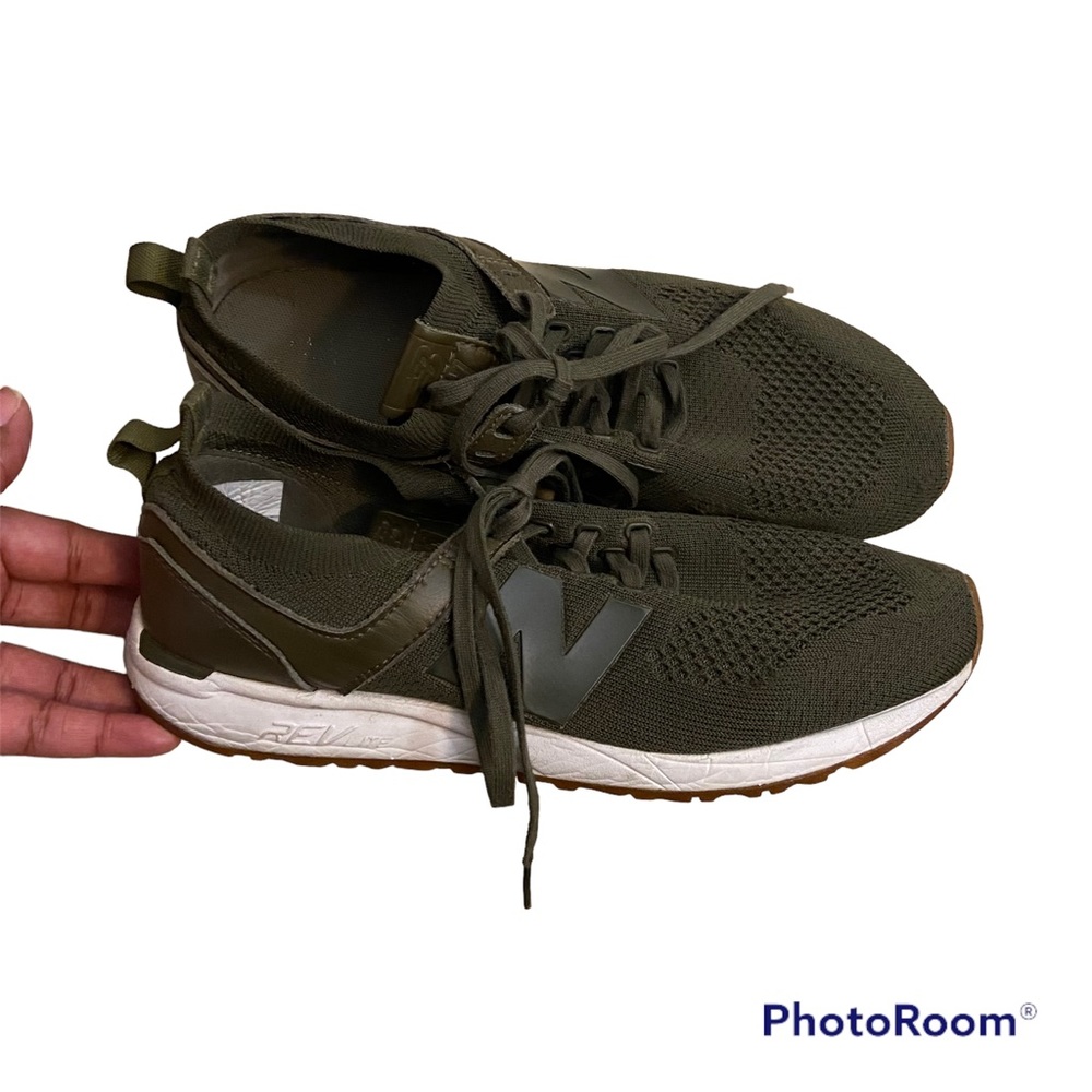 New Balance Women’s Olive 247 Rev Lite Sneakers